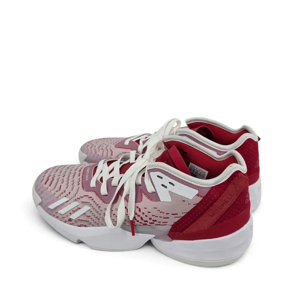 Adidas Donovan Mitchell D.O.N. Issue 4 Basketball Shoes Mens 9.5 White Red New